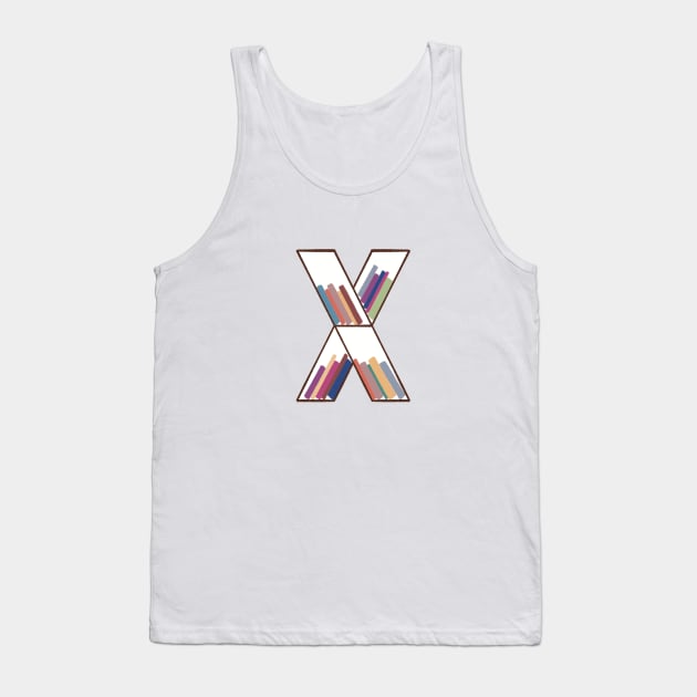 X Bookcase Tank Top by SRSigs